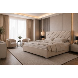 Pat tapițat modern premium 160x200 A-134